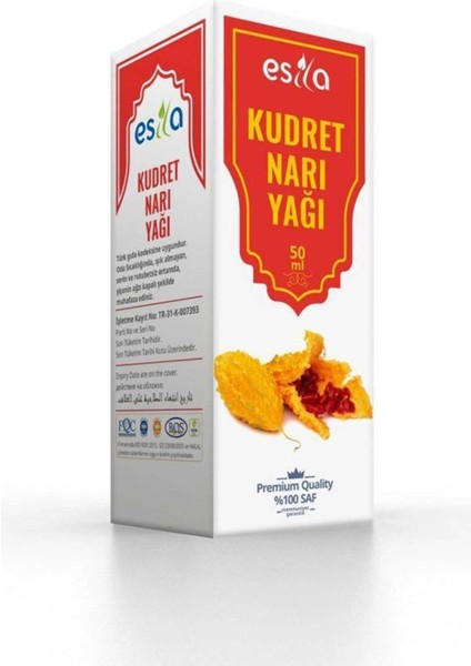 Kudret Narı Yağı 50 Ml.