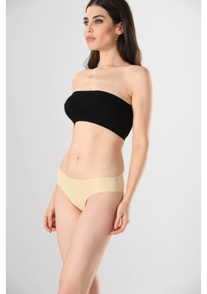 Miss Fit 12583 Lazer Kesim Silikonlu Slip