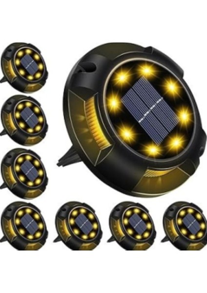 Solar Güneş Panelli LED Bahçe Ledi (8'li Set)