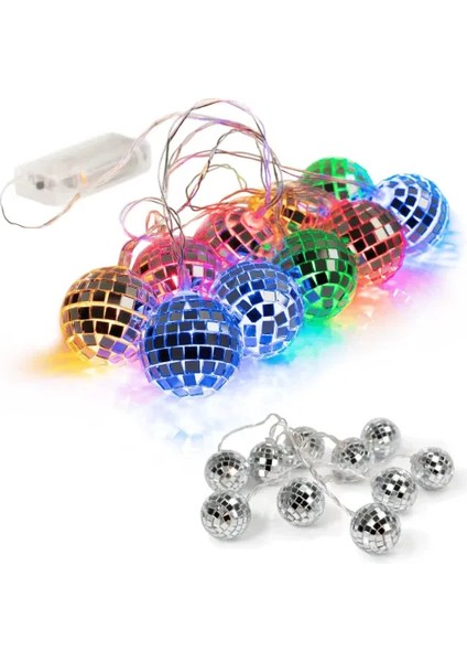 2m 10 LED Disko Topu Rgb Şerit Lamba fırsatları