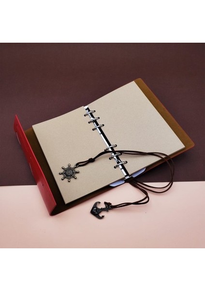 Deri Pusula Tasarımlı Defter fiyatları