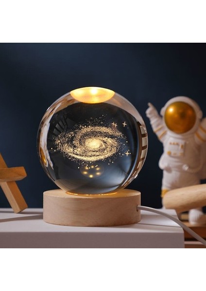 Toz Bulutu Tasarımlı Dekoratif Usb'li Gece Lambası