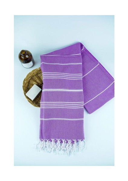 Gelin Çeyiz Mor Peştemal
