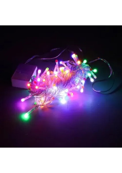 10M 100 LED Damla Uçlu Kırmızı Işık (Şeffaf Kablo) fiyatları