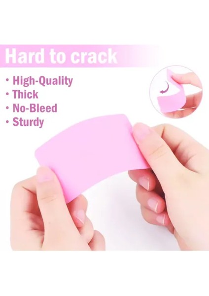 Boş Kelime Kartları 5x8 cm - 50 Adet Oval Kenarlı | Tabu &amp; Not Kartları - Beyaz fiyatları