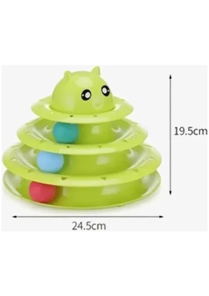 Petzoom Kedi Başlıklı 3 Katlı Kedi Oyuncağı fırsatları