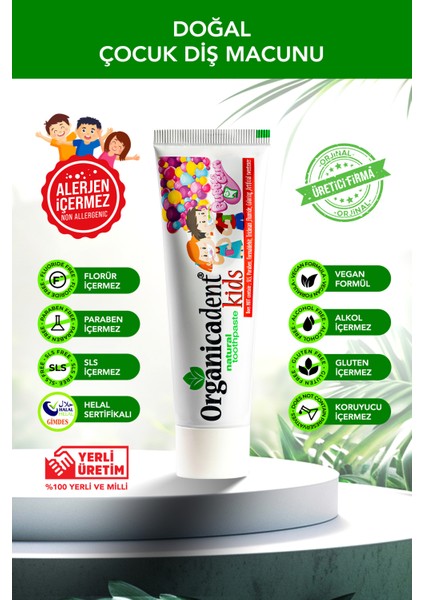Üçlü Koruma Doğal Diş Macunu & Doğal Çocuk Diş Macunu (6'lı Paket) fiyatları