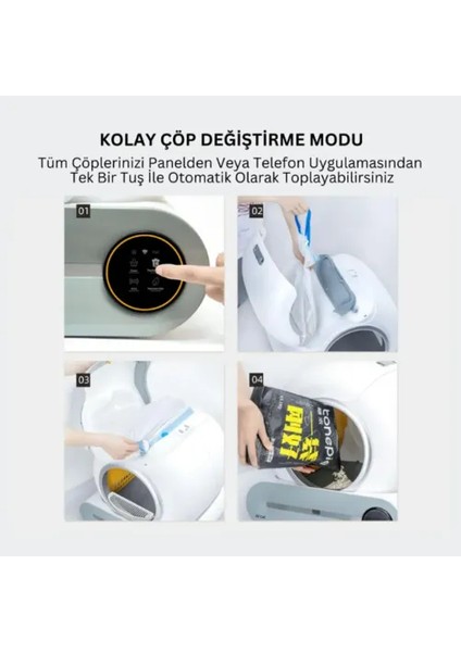 Akıllı Otomatik Kedi Tuvaleti fiyatları