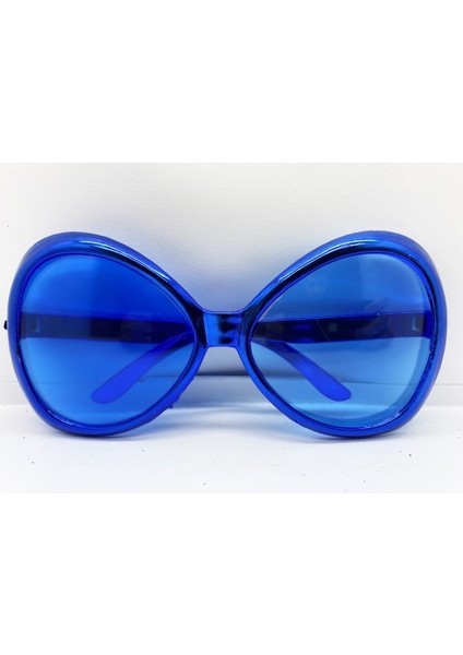 Mavi Renk Yeşilçam Nostalji 80LI Yıllar 90LI Yıllar Parti Gözlüğü 7X16 cm