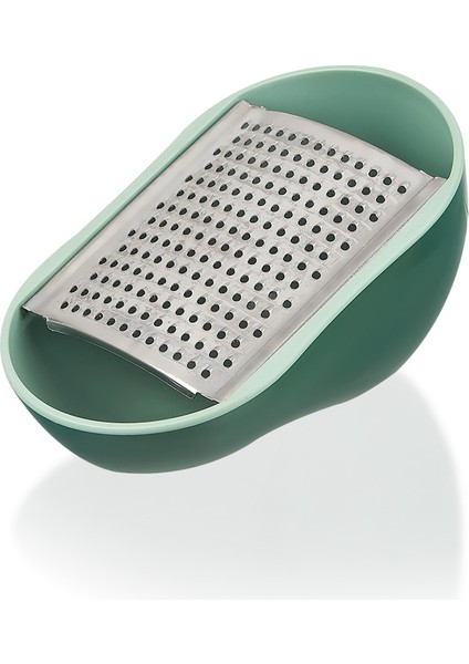 Rende Qlux Paslanmaz Çelik Rende L-00665 Rende Salata Peynir Rendesi Hazneli Rende