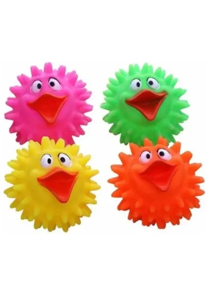 Ördek Figürlü Dikenli Köpek Oyun Topu