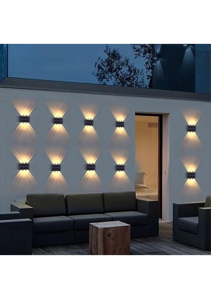 2'li Solar Duvar Aydınlatması (6 Led, Gün Işığı) fırsatları