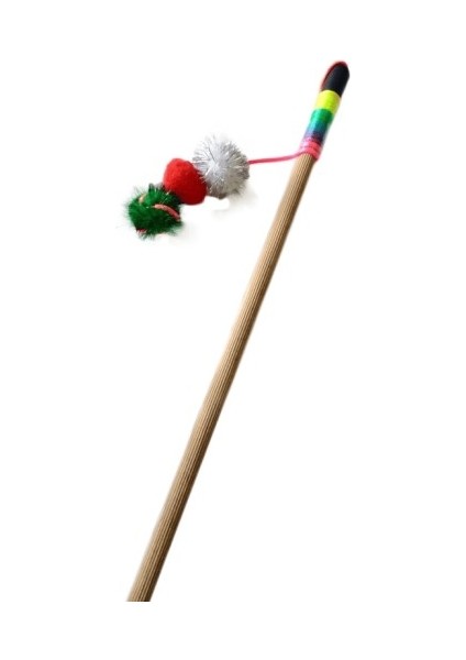 Renkli Ponponlu Kedi Oltası