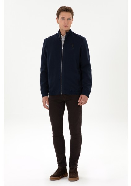 Erkek Lacivert Hırka (Örme) 50309988-VR033 fırsatları