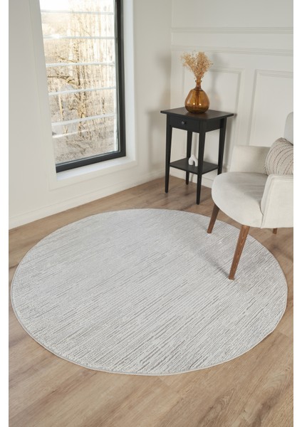 Modern Dokuma Halı Gri Yumuşak Dokulu Premium Salon Oturma Odası Mutfak Halısı
