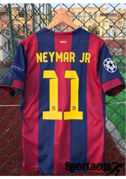 B.a.r.c.e.l.o.n.a 2015 Neymar Jr Şampiyonlar Ligi Finali Nostalji Forması