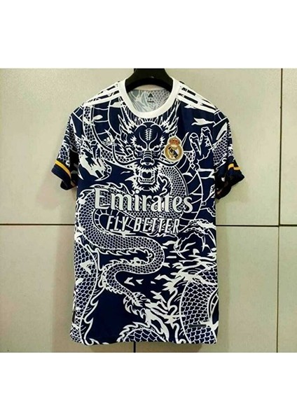 Real Madrid 2023-24 Özel Çin Yılı Ejderha Desenli Konsept Forması