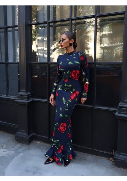 Doha Baskılı Uzun Elbise fırsatları