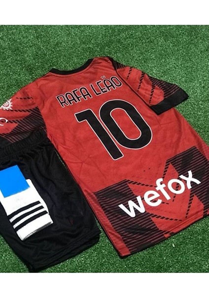 A.c M.i.l.a.n 2023/24 Yeni Sezon Rafa Leao Iç Saha Çocuk Forması 3'lü Set fiyatları