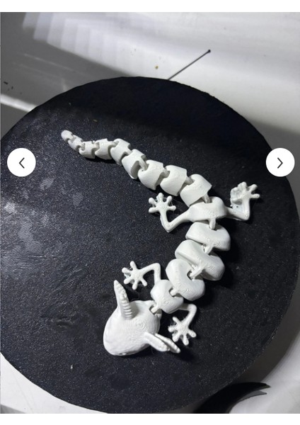 Aksolotl Figürü Mafsallı Akvaryum Dekoru Masa Süsü Anahtarlık