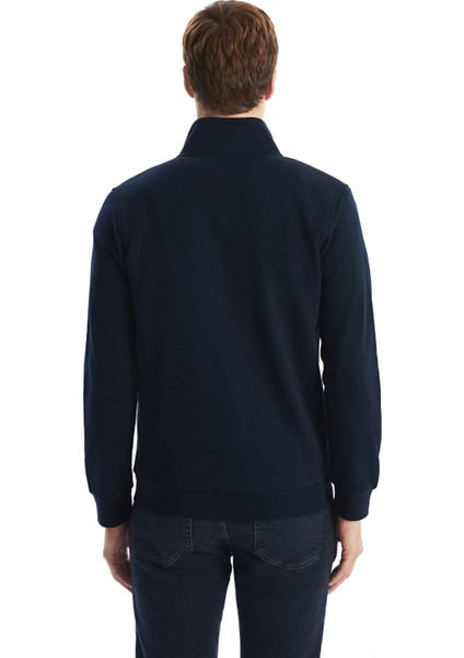 Yeni Sezon Dik Yaka Uzun Kollu Erkek Fermuarlı Sweatshirt fırsatları