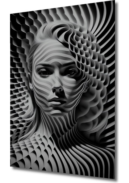 Soyut Kadın Yüzü Dekoratif Ahşap Mdf Ev/işyeri Duvar Tablo Dikdörtgen Ev/işyeri Duvar Tablo fiyatları