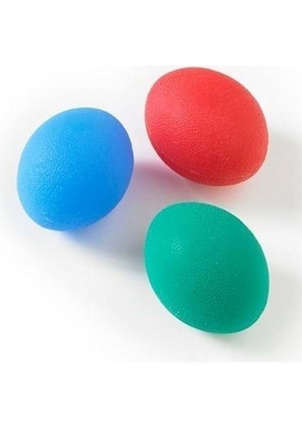 3 Lü Full Set El Bilek Parmak Güçlendirme Egzersiz Topu - Silikon Stres Topu Parmak Güçlendirme Topu