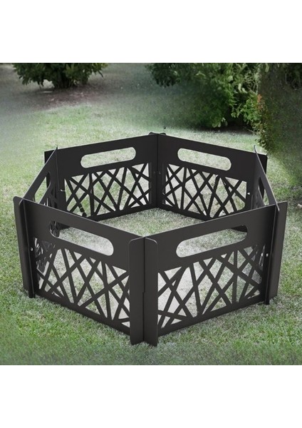 Ateş Çemberi Portatif Desenli Dekoratif