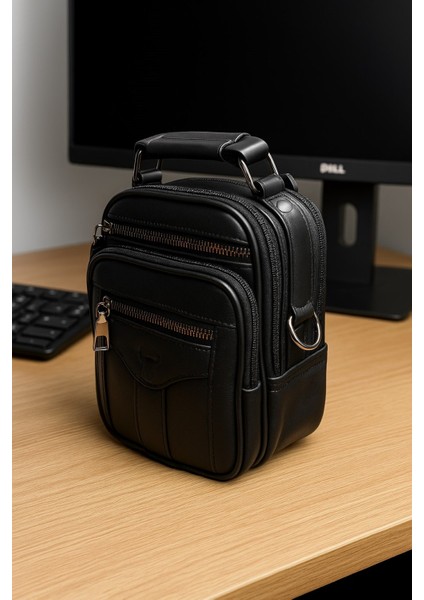 Hakiki Deri Postacı Kasalı El ve Omuz Çantası-Küçük fiyatları