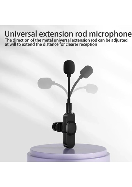 K35D Kablosuz Yaka Mikrofonu Röportaj Video Kaydı Için Type-C Girişli modelleri