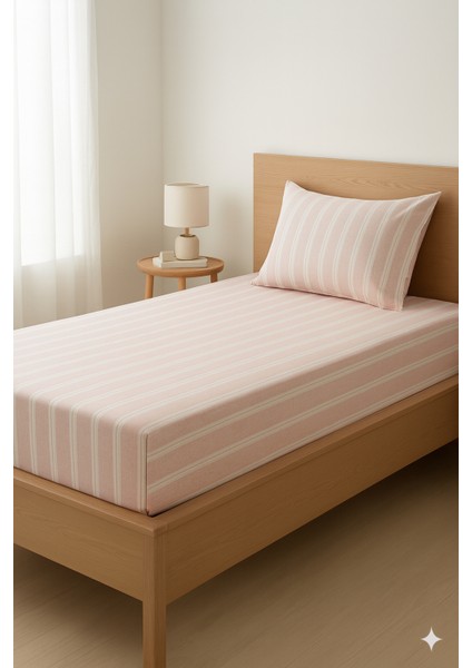 Tek Kişilik Çarşaf ve Yastık Kılıfı Lastikli (100X200 +30 Cm)