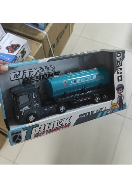 Berattoys 27CM Iş Makinaları Kamyon Tanker Taşıycı Tır Iş Araçları Kırılmaz fiyatları