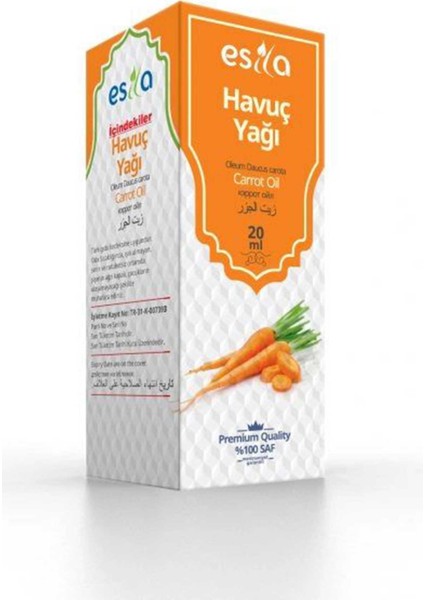 Havuç Yağı 20 Ml.