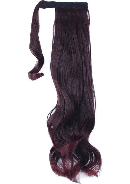 Bağlamalı Dalgalı At Kuyruğu / Koyu Kızıl modelleri