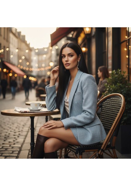 Front Lace Gerçek Tül Peruk Düz / Doğal / 70/75CM