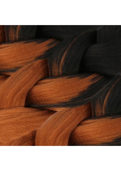 Afrika Örgüsü ve Rasta Için Sentetik Ombreli Saç / Siyah / Bakır modelleri