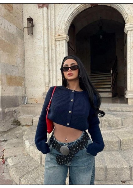 Kadın Düğmeli Hırka