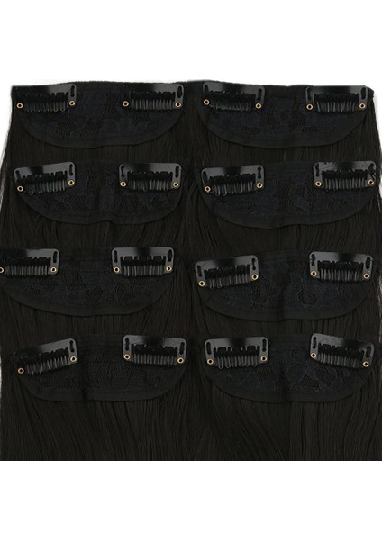 Fiber Sentetik Düz 8 Parça Çıt Çıt / Kahverengi modelleri