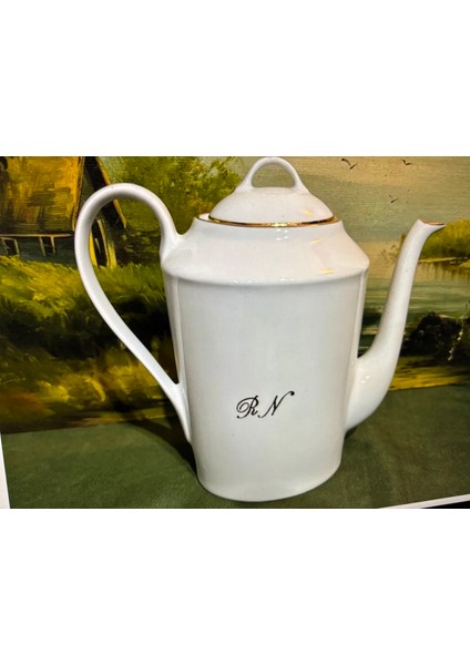 Limoges Porselen Çay Potu Çaydanlık 19 cm Boyunda fiyatları