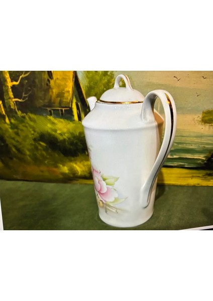 Limoges Porselen Çay Potu Çaydanlık 19 cm Boyunda modelleri