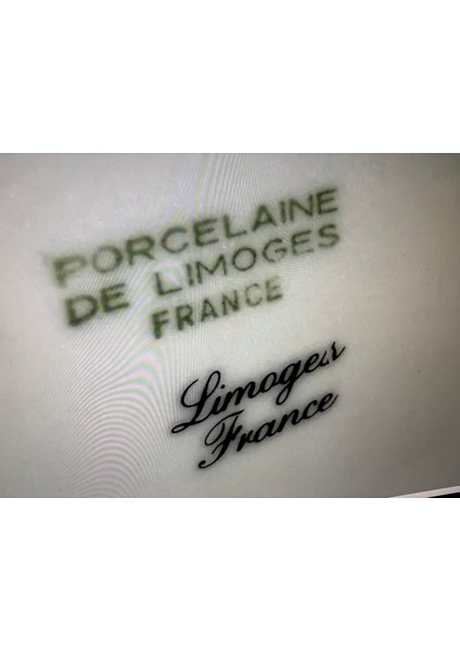 Limoges Porselen Çay Potu Çaydanlık 19 cm Boyunda