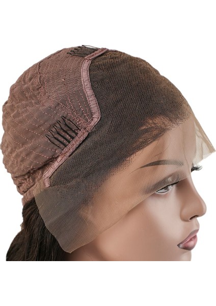 Gerçek Front Lace Tül Peruk / Düz / Koyu Kızıl 70/75CM