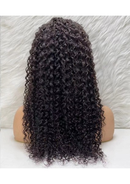 Gerçek Front Lace Tül Peruk / Su Dalgası / Doğal 60/65CM indirimleri