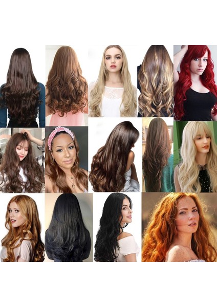 Fiber Sentetik Dalgalı 8 Parça Çıt Çıt / Siyah fırsatları