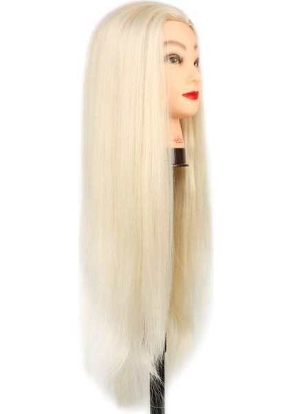 Kuaför Eğitim Mankeni / Yaki + Masa Aparatı / Platin modelleri