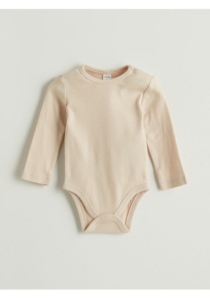 Yeni Sezon Bisiklet Yaka Erkek Bebek Çıtçıtlı Bodysuit