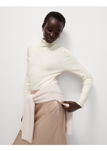 Fitilli Balıkçı Yaka Kazak