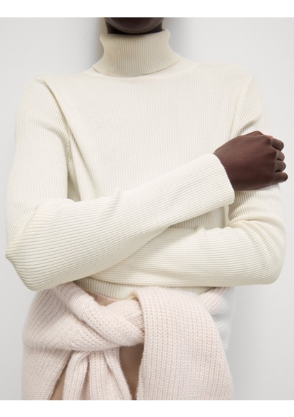 Fitilli Balıkçı Yaka Kazak