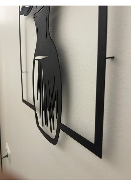 Metal Duvar Tablosu Çiçekli Vazo Desenli | Modern Salon Duvar Dekoru modelleri