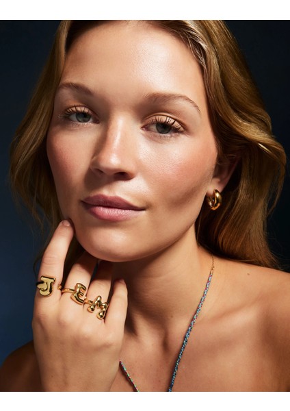 Z Harf Yüzük M Harfi 14 Ayar Altın Kaplama indirimleri